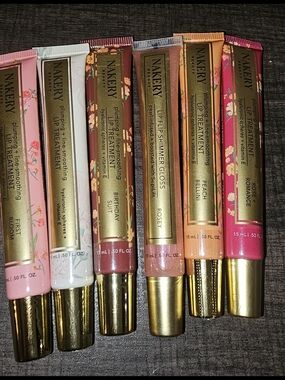 6 Pc Plumping & Line Smoothing lip Treatment W/Hylauranic Acid Spheres & Vit E
